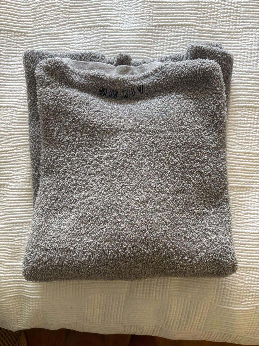 YoungLA Gray Fuzzy Tee Shirt - Picture 4 of 4